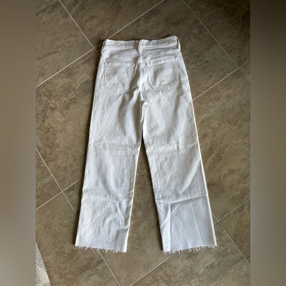 J.Crew Slim Wide-Leg White Jeans | Size 26 - Picture 3 of 7